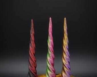 Einhorn - approx. 55mm/2" 3d printed unicorn horn for amigurumi or crochet creatures