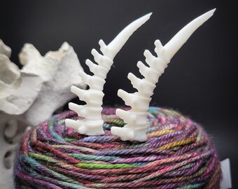 Boneyard horns - 50mm horns for crochet and amigurumi projects