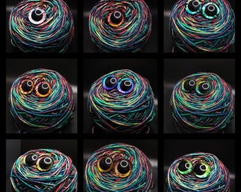 Hand-Painted 3D Color-Shifting Safety Eyes for Amigurumi, Plushies, Stuffed Toys, etc. - sold in PAIRS