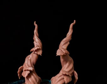 Beanstalk  - approx. 60mm resin antlers for amigurumi or crochet creatures