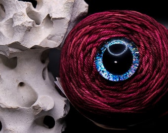 Sm*t Queen series - handpainted 3D sinker-style safety eyes for crochet, amigurumi, knit, and stuffed toys