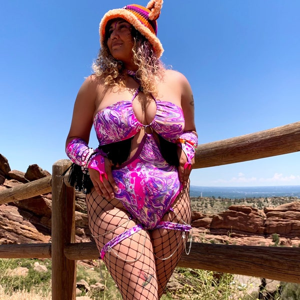 PLURple Lava Pixie Rave Wear Set