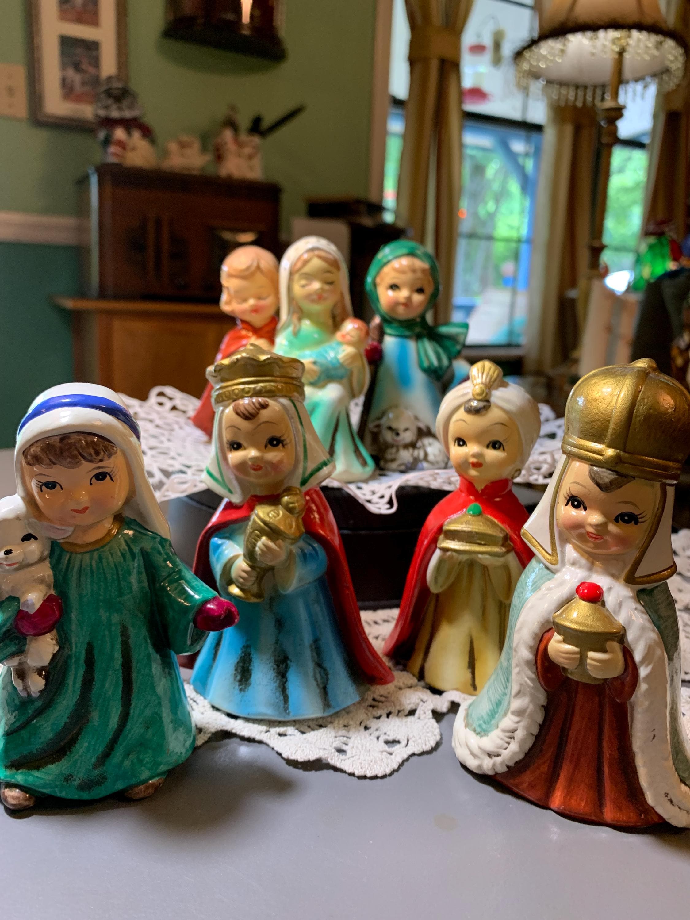 Complete Set of Seven, Josef Originals Nativity Set - Etsy