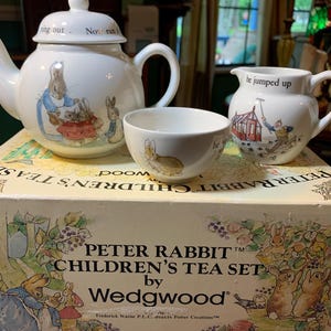 Peter Rabbit Childs Tea Set - Etsy