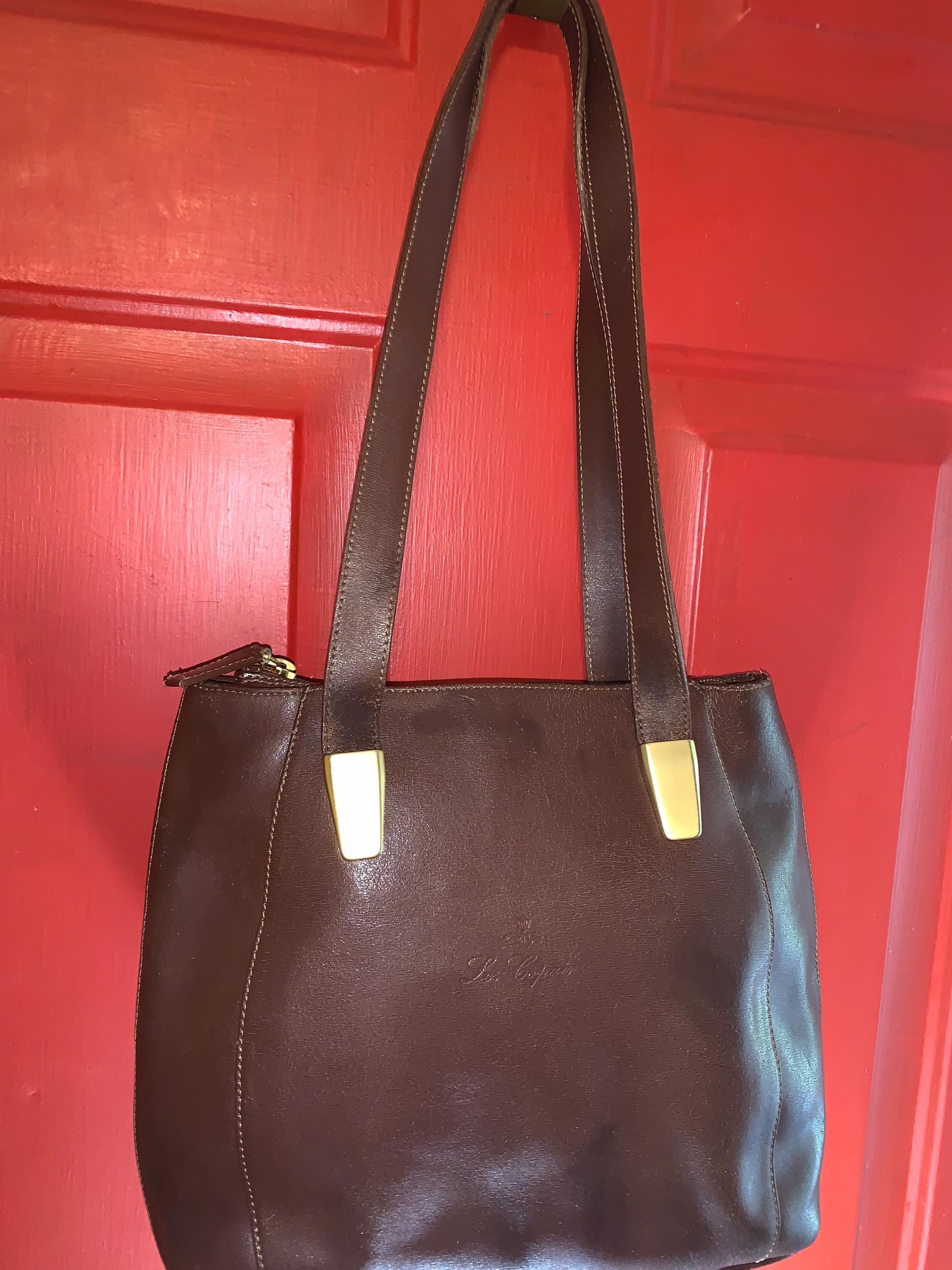 Blue Les Copains White Backpack, very structured beautiful leather bag. EUC Blue LES COPAINS Handbags for Women - Vestiaire Collective main image 2