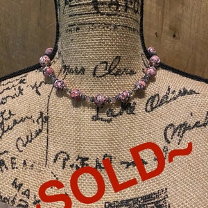 ¡¡VENDIDO!! Collar de rodonita genuina
