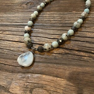 Genuine stone necklace