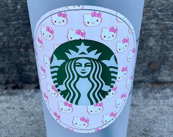 Kitty Pink Starbucks Cup / Gift Ideas / Christmas / Birthday