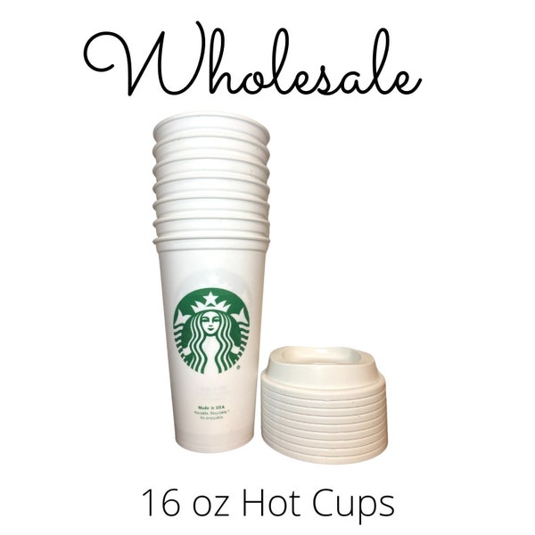 Starbucks Reusable GRANDE Hot Cup / Bulk / Wholesale / Custom Coffee Cup / Main St. Creations