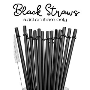 Black Reusable Straw / Animal Print / Party Favors / Gift Ideas / Western / Drinking Straw