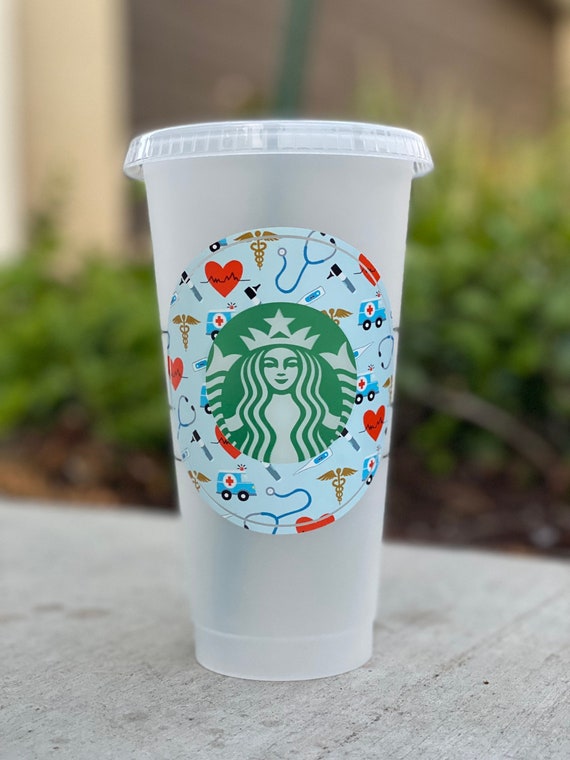 Nurse Medical Healthcare Personalized Starbucks Cup / Coffee 