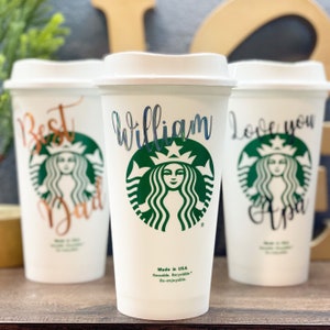 NAME Only Personalized Starbucks Cup / Gift Ideas / Custom Coffee Tumbler / Main St. Creations