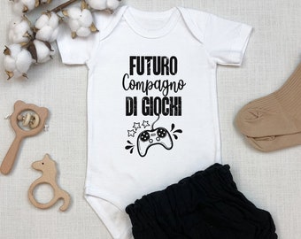 Newborn bodysuit - Future playmate - Newborn gift idea - Birth gift - Newborn clothing, onesie with fun print
