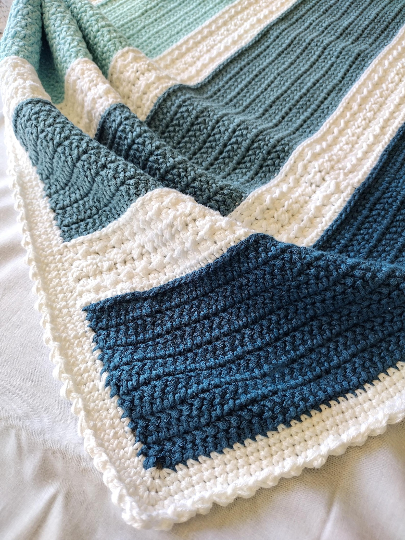 Addison Baby Blanket Crochet Pattern (PDF Digital Download) - Sport/dk ...