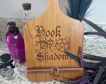 Witchy Wooden Tablet or Book Stand