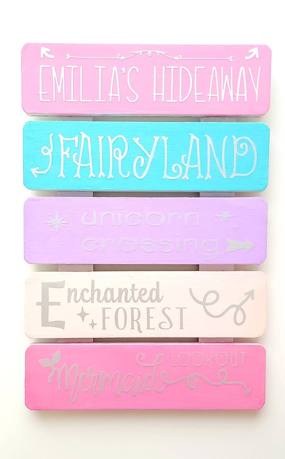 Wooden Name Wall Art Etsy