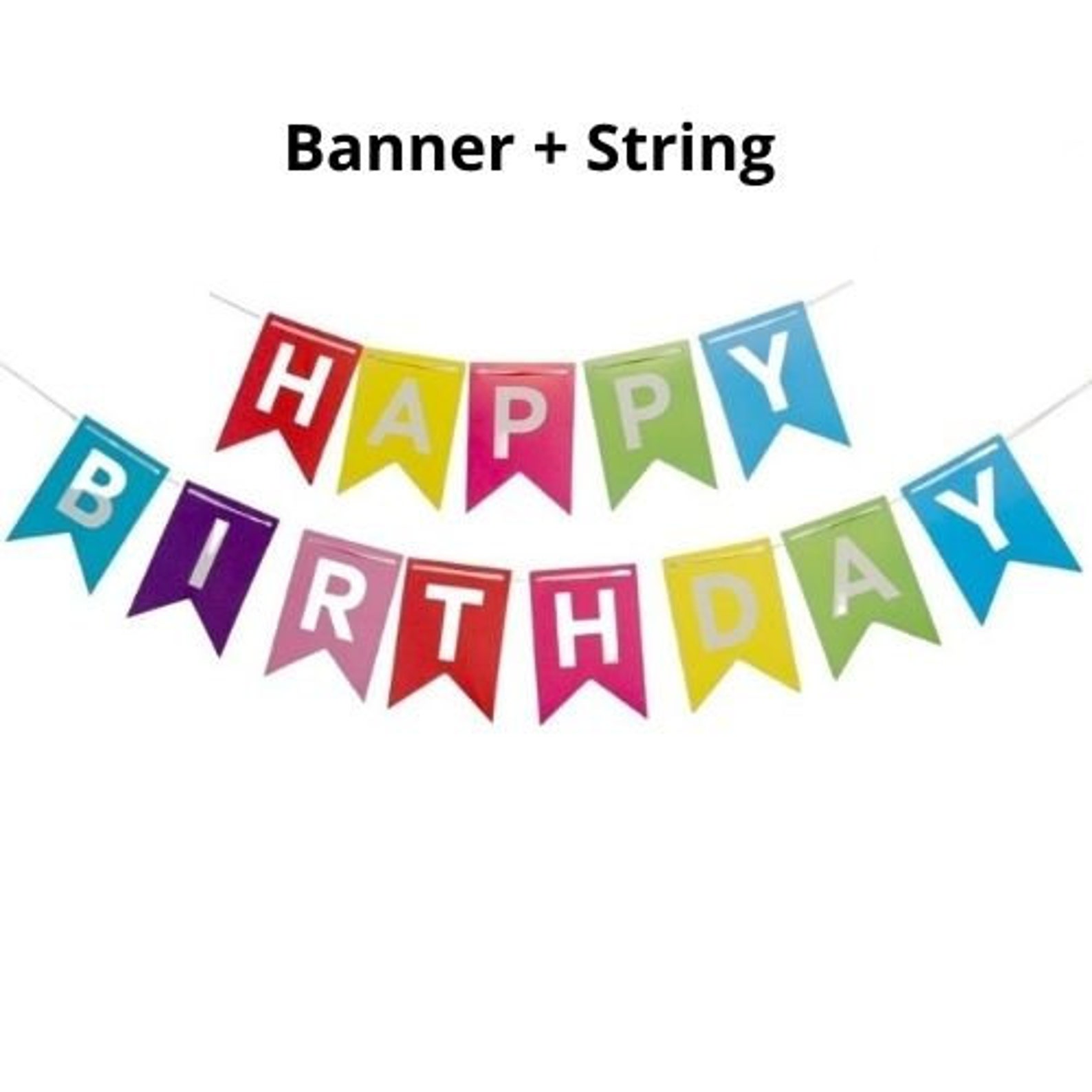 Happy Birthday Banner – 180 X 119 Cm, Aus Modestoff, Für Partydekoration & Fotohintergrund