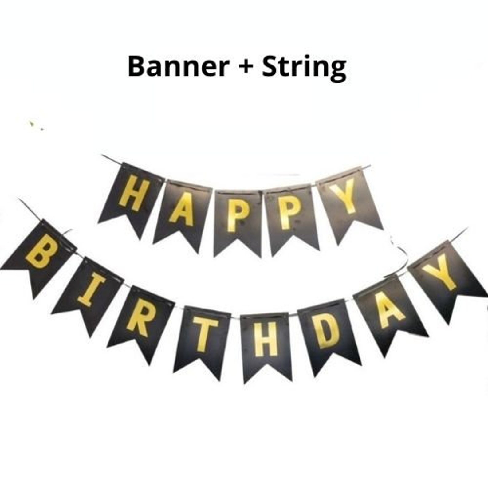 T-Bn-0135 Happy Birthday Banner – 180x119 Cm, Aus Modestoff, Für Party-Dekoration & Fotohintergrund