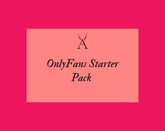 Erwachsenen Inhalt Ersteller Starter Bundle - OnlyFans, Fansly (Digitaler Download)