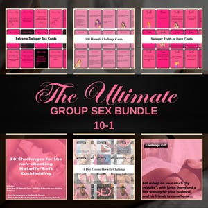 10-in-1 Swinger Sex Game Bundle – Hotwife, Swinger, Cuckold, Cuckquean, Hothusband & Kinky Couple Games | Explore the Swinger Lifestyle