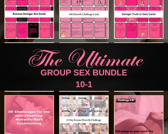 Swinger Sex Game Bundle – Hotwife, Cuckold Kinky Couple Games