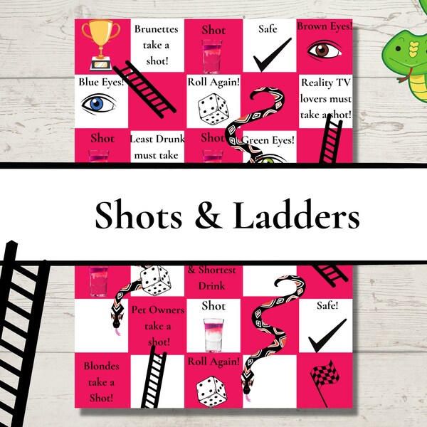 Adult Chutes and Ladder Etsy