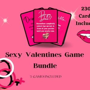 Kinky Valentines Sex Spiele Bundle - Sexy Geschenk für Ihn - Freches Geschenk für Sie - Printable Sex Spiele - Instant Download