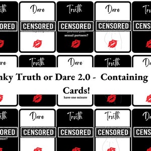 Cartões de Verdade ou Desafio para Casais Kinky 2.0 VERSÃO ATUALIZADA, 150 Cartões de Preliminares para Casais - Jogo de Sexo - Download Instantâneo