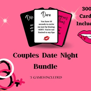 Couples Date Night Card Bundle - Gift for Couples - Couples Printable
