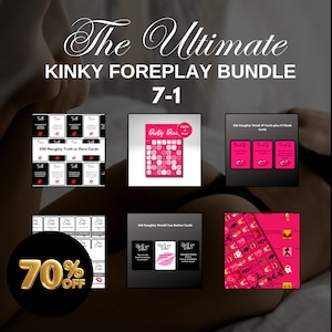 6-1 Foreplay and Sex Game Bundle for Kinky Couples