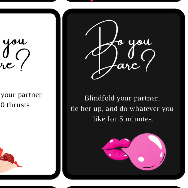 Extreme Brave Sex Card Game Instant Digital Download Bdsm Sex Cards For Couples Sexy Date Night