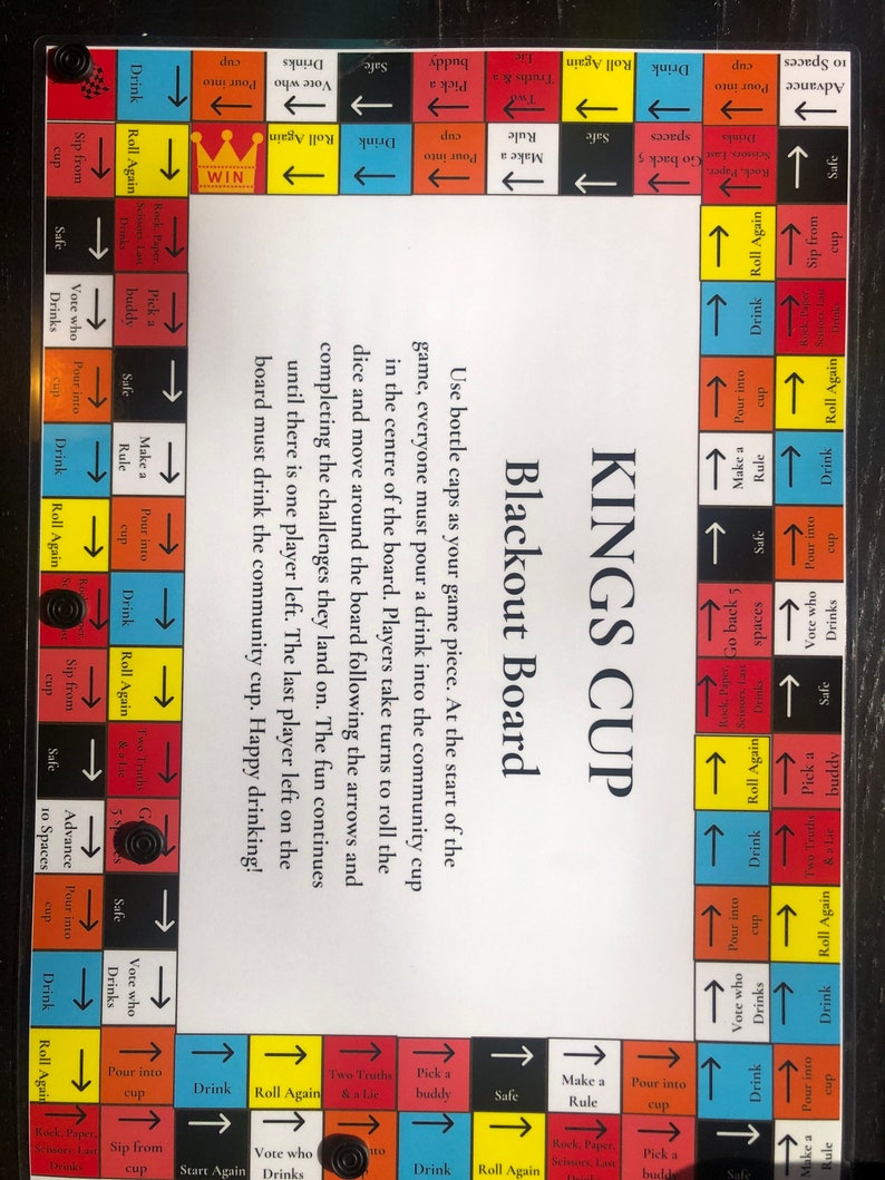 Kings Cup Drinking Adult Party Game Printable Games Adult Party Favors