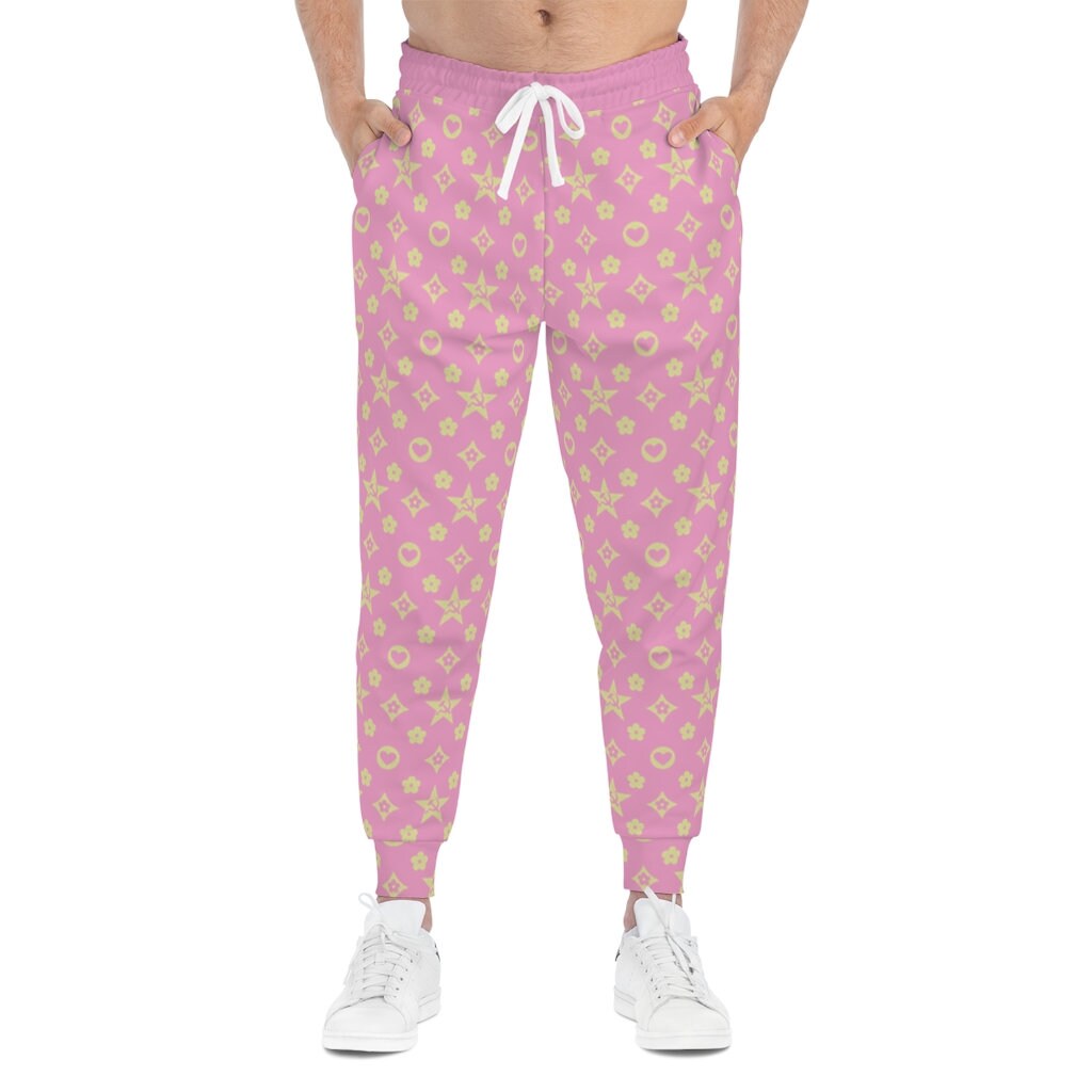 Pink Lenin Vuitton Pants - Etsy
