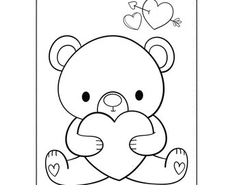 5600 Collections Coloring Pages Cute Bear  Latest Free