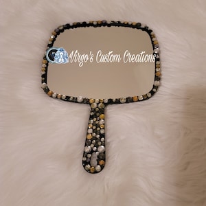 Custom Bling Mirrors, Handmade Mirrors, Bling Mirrors, Salon Bling Mirrors, Beauty Salon Mirrors, Beauty Mirrors, Makeup Mirrors, Makeup