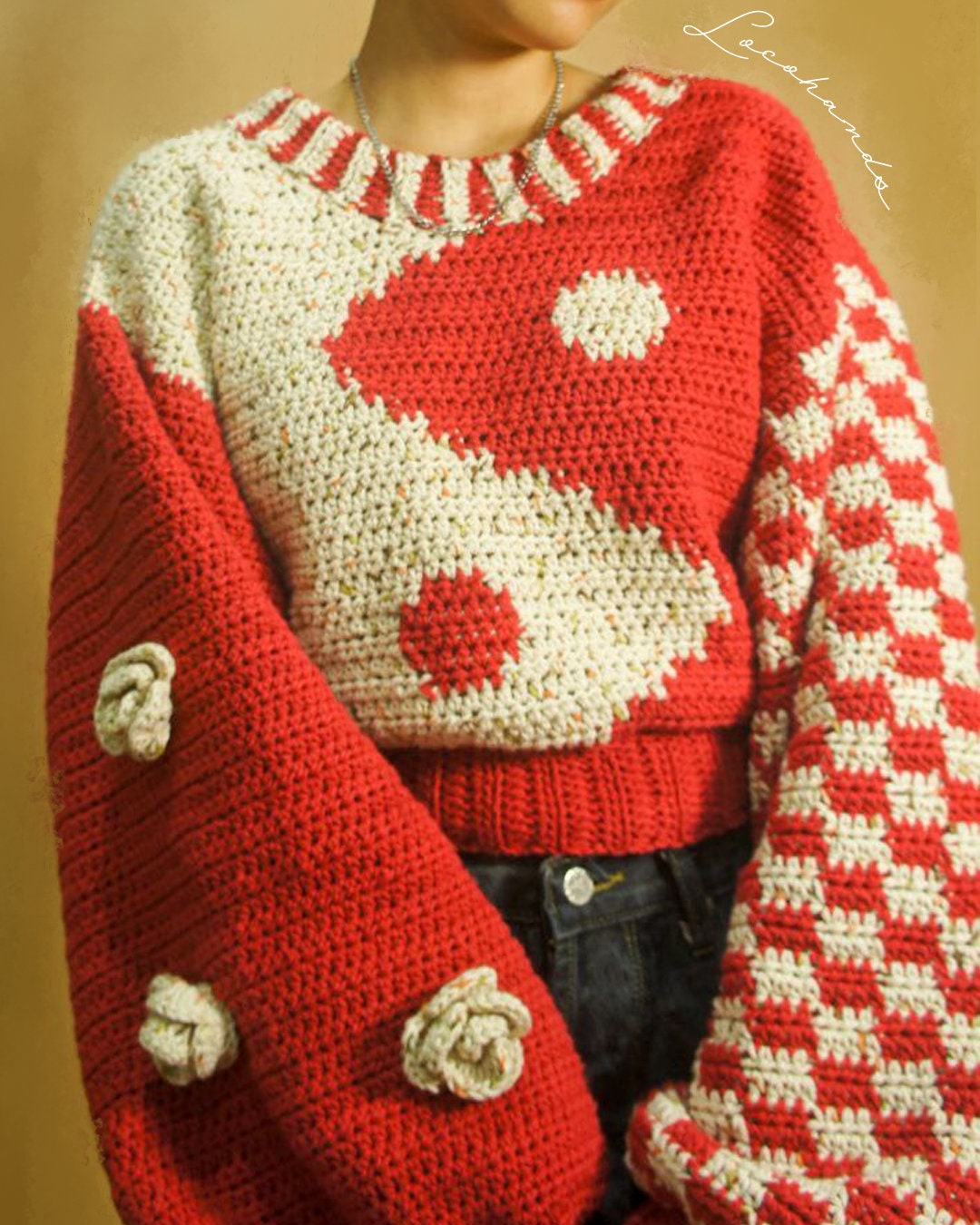 yin yang crochet sweater pattern