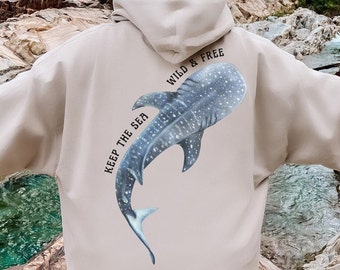 Sharks Unisex Crewneck Sweatshirt Sweater Cute Wildlife 