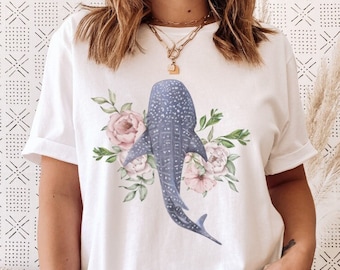Whale Shark Shirt Shark Shirts Shark Shirt Marine Biology Shirt Marine Life Gift Whale Shark tshirt Save the Ocean Environmental Shirt