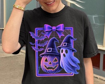 ヴェイパーウェイヴシャツ ハロウィン ヴェイパーウェイヴTシャツ シンセウェーブシャツ コケット egirl ウィアードコア フューチャリスティック オルタナティブ ファッション パンプキンゴースト ハロウィンシャツ
