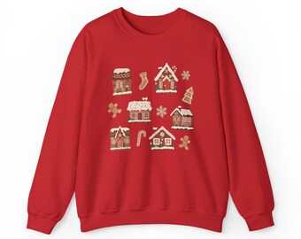 Gingerbread Sweatshirt Gingerbread Sweater Gingerbread House