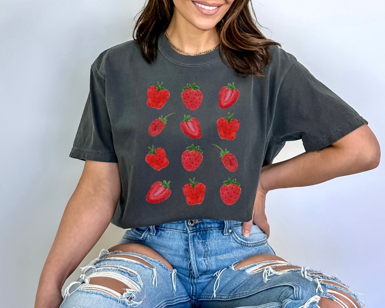 Comfort Colors Strawberry Shirt Strawberry Tshirt Plant Based Fruit Shirt  Cottage Core Shirt Botanical Strawberry Top Vegan Shirt Spring Tee - Etsy