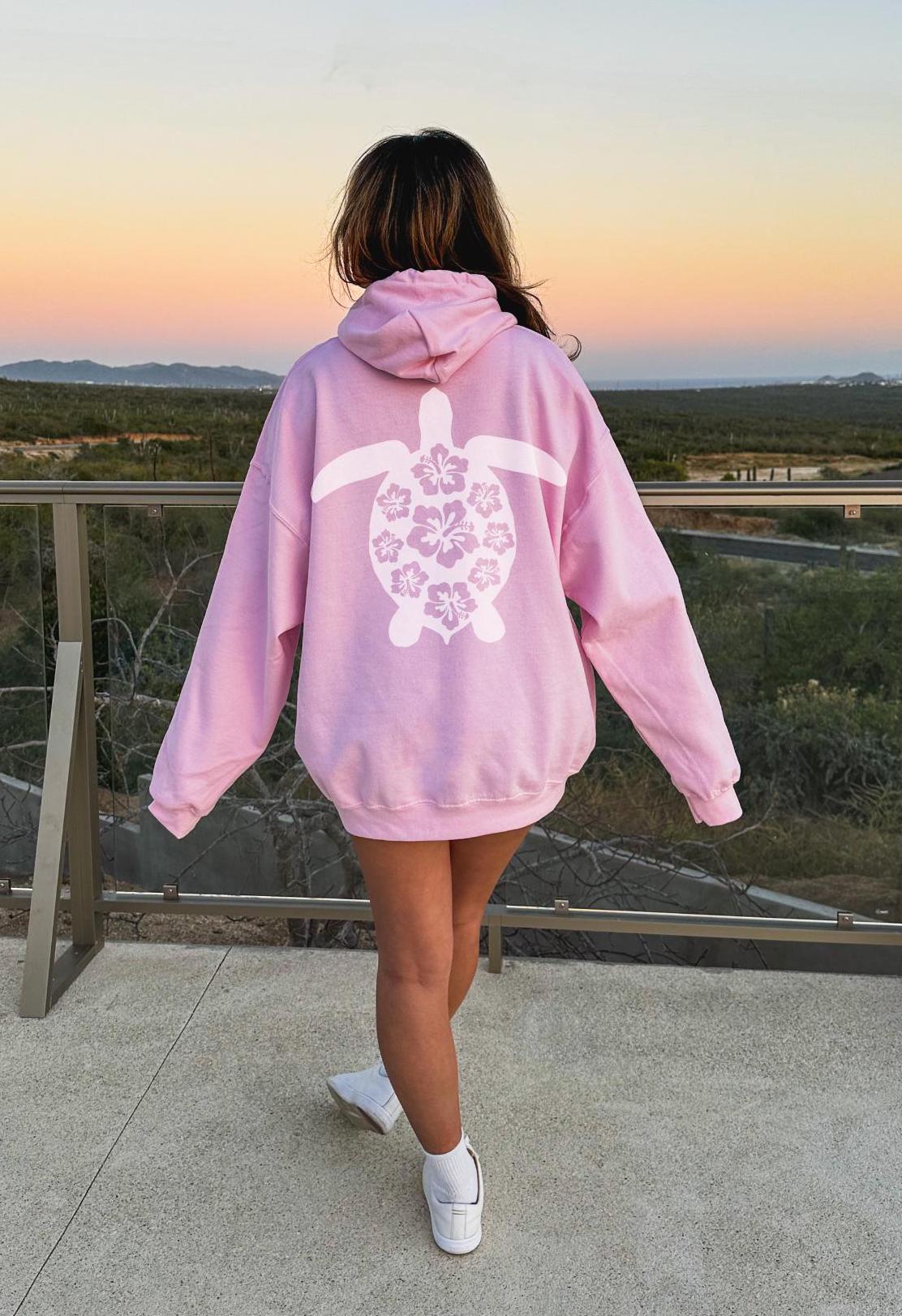 Cape Verde Wearable Blanket Hoodie with Loggerhead Sea Turtle Ocean Sunset Spirit TS04 main image 1