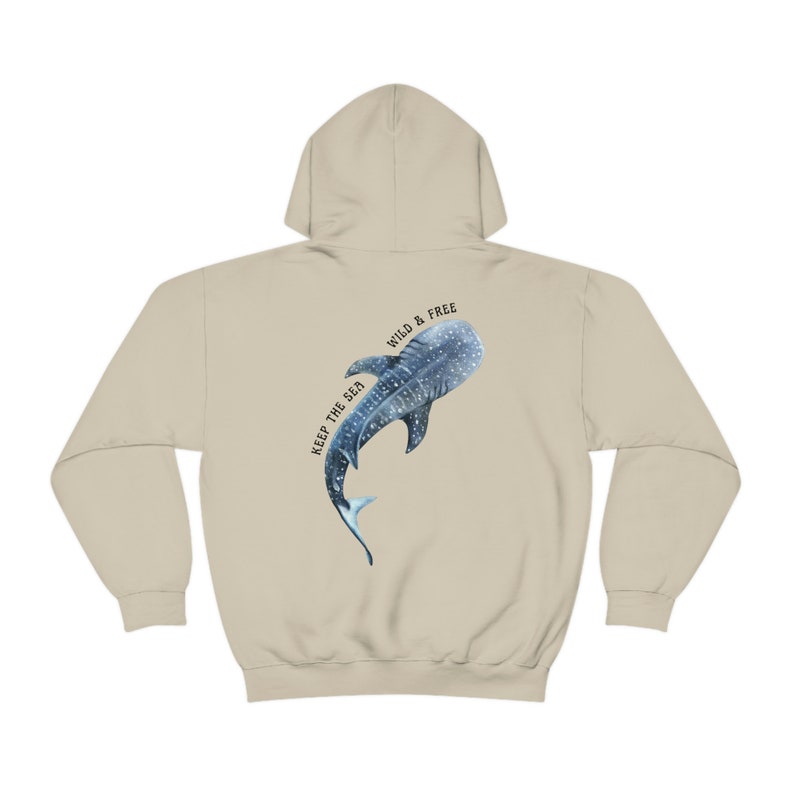 Whale Shark Hoodie Beach Hoodie Marine Biology Hoodie Back Print Hoodie Save The Ocean Nature Hoodie Beachy Hoodie Whale Shark Lover Gift image 10
