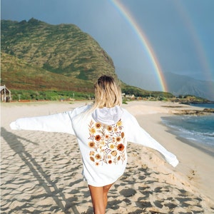 Common Need Wildflower Boxy Hoodie Washed Black