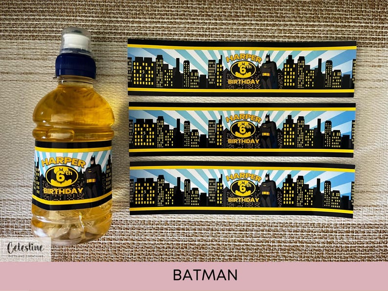Printed Pop Tops Labels, Pop Tops Labels, Batman Pop Tops Labels ...