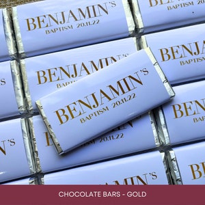 personalised chocolate bars, customised chocolate bars, chocolate bars, party favours, baptismal favours, wedding favours, birthday favours
