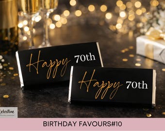 personalised chocolate bars, chocolate bars, chocolate bar favours, birthday party favours, custom party favours, party fvaours