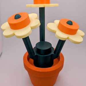 BRICK style Building Block Flower pot- Multiple colors!