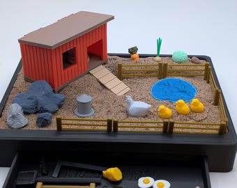 Kurnik Zen Garden - Zestaw relaksacyjny z piaskiem kinetycznym