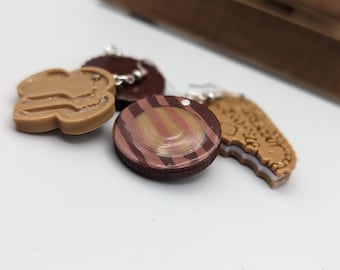 Girl Scout Cookie Earrings: 3D Printed Studs or Dangles